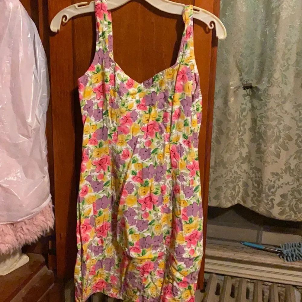 Rayon Summer Floral Dress sz. S